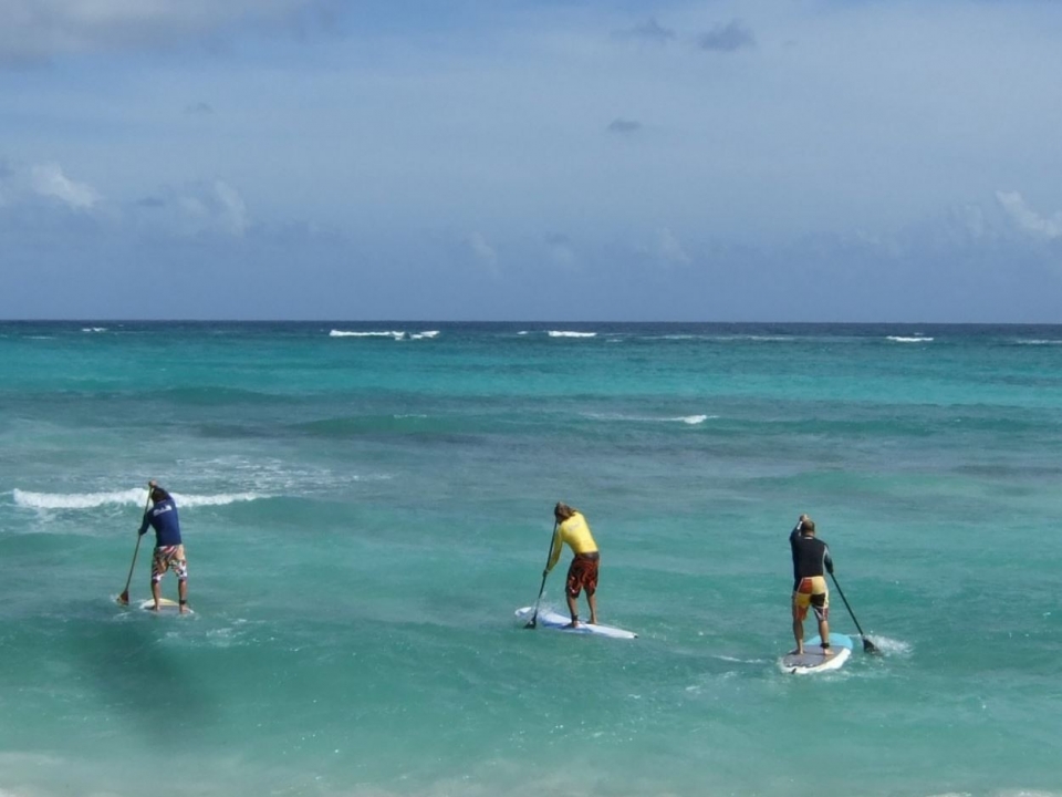 Aprendiendo paddle board Aprendiendo paddle board