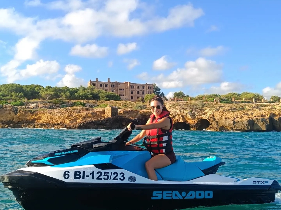 Recorrido en jet ski