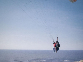 Vuelo en parapenle playa de Sopelana y vídeo 20min