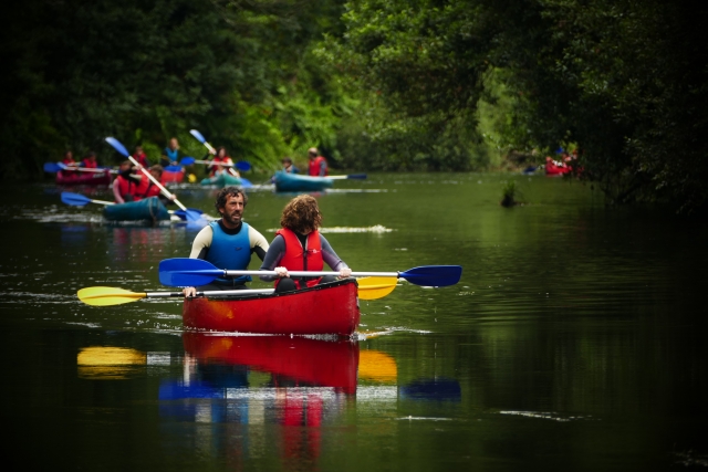 Descender el Alto Eo en canoa San Tirso de Abres
