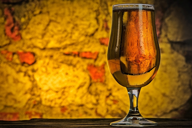 vaso de chela con fondo 