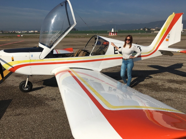Listo para la aventura aerea