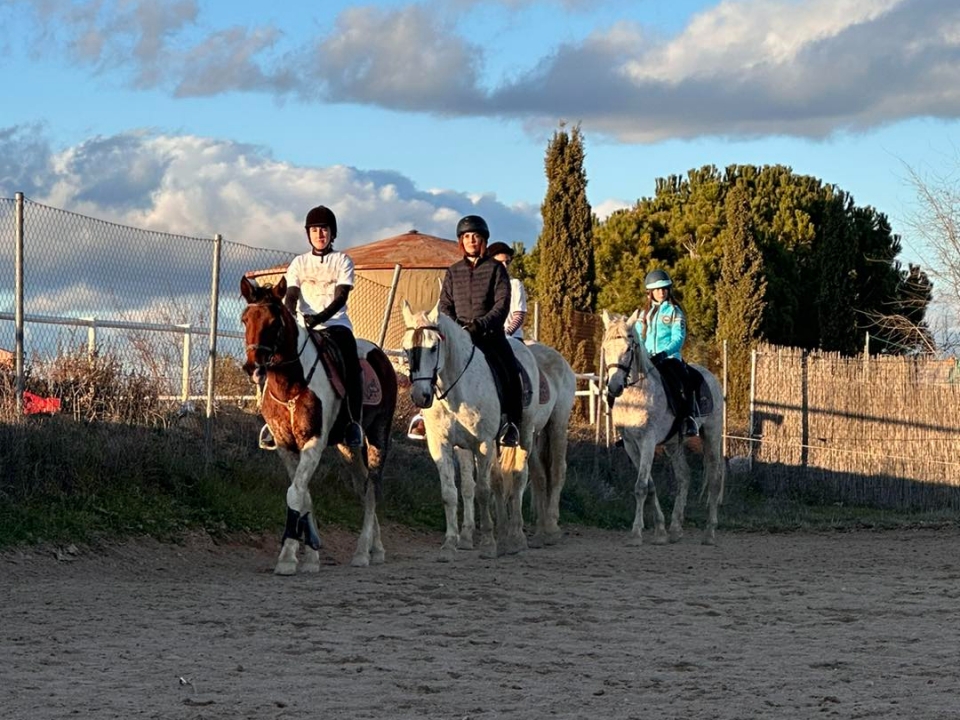 Ruta ecuestre cerca de Madrid