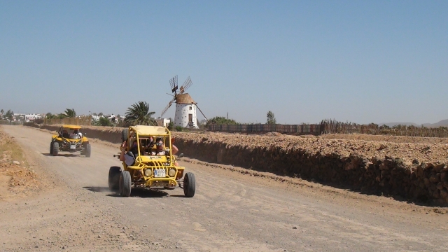 Buggies por senderos tipicos de Fuerteventura