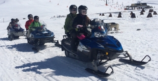 Ruta de moto de nieve adulto y niño Montgarri 18km