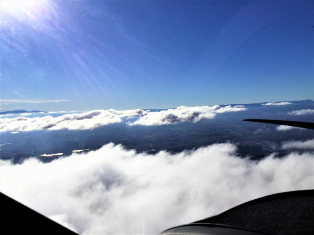 En las nubes