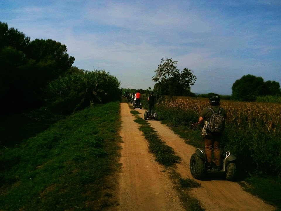recorrido entre frutales