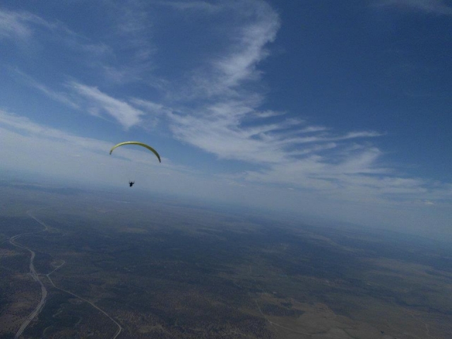Volando por Extremadura en paratrike