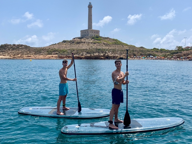 Ruta paddle board transparente playa de Levante 90'