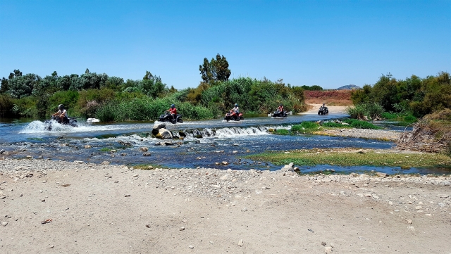 Ruta en cuatrimoto individual por río Guadalhorce, 1h