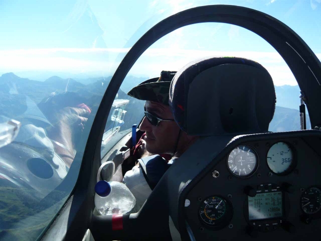 El piloto en las alturas