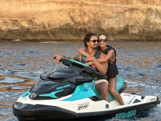 Ruta en jetski biplaza hacia Cala Llamps, 1 hora