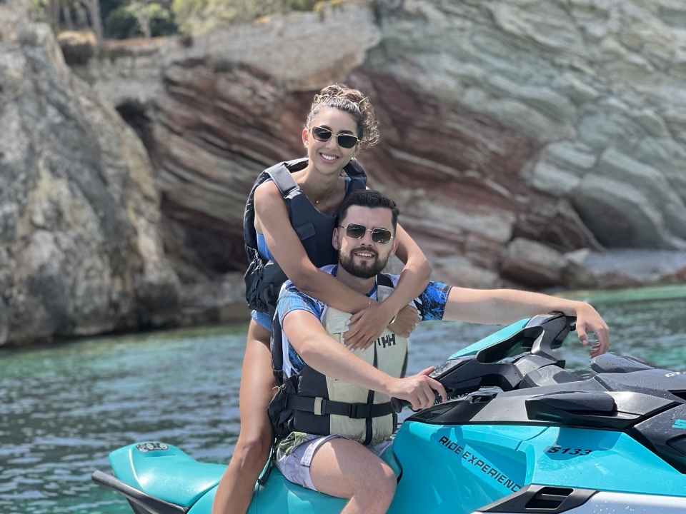 Jet ski en pareja Jet ski en pareja