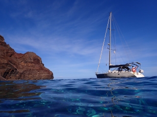 Paseo en velero + snorkel en Mar de Las Calmas, 4h