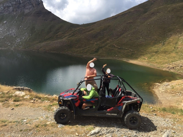 Buggy de 4 plazas rojo