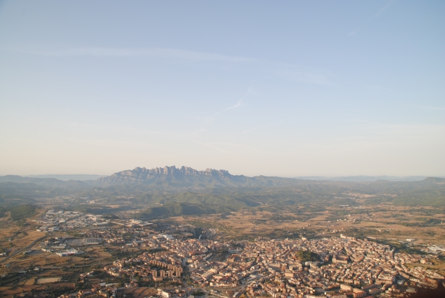 Montserrat desde el aire