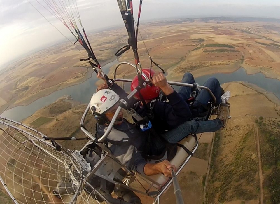 Paramotor en Valderas
