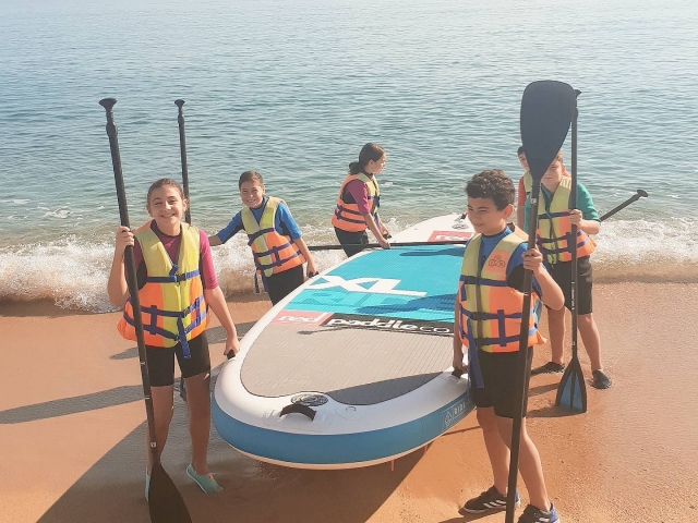 Renta de Big SUP en la Platja Gran, 2 horas
