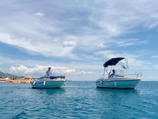 Renta barco sin titulación Temp Alta Calafat 4h