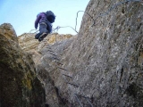 Vía ferrata El Hacho en Gaucín muy difícil 3h 30