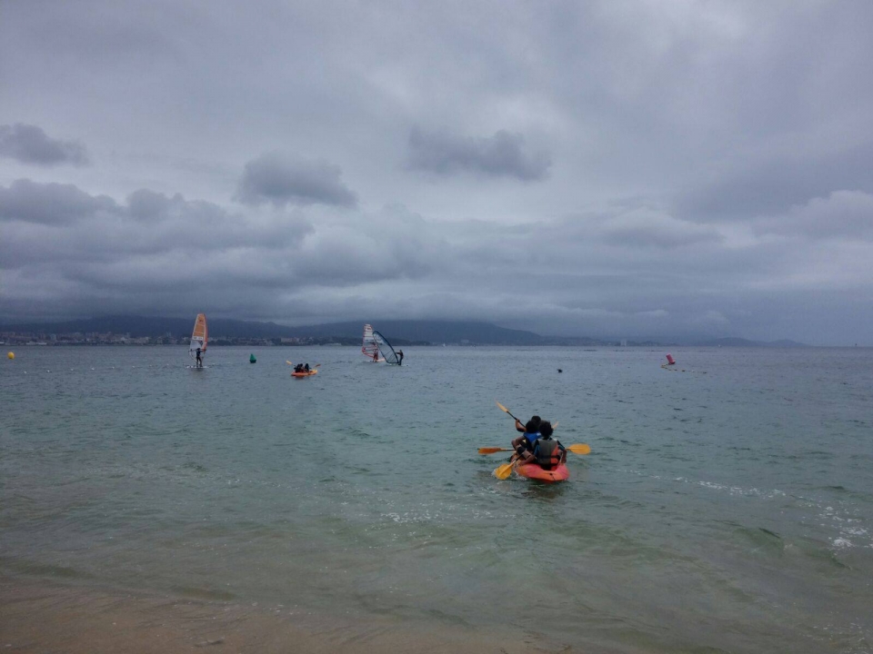 Disfrutando del Atlántico en kayak