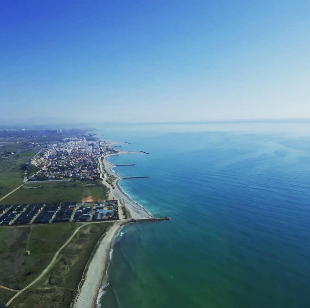 Vistas de la Costa Blanca desde la aeronave