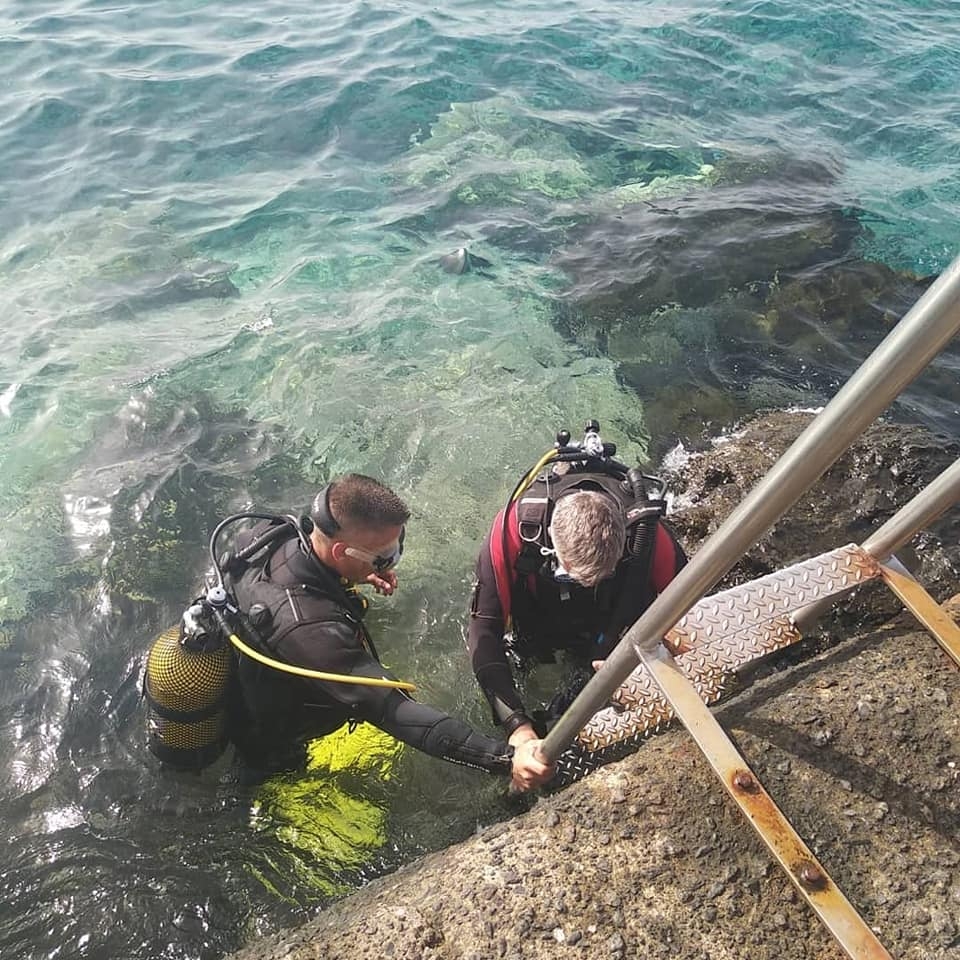 Bautismo de buceo en el Atlántico Bautismo de buceo en el Atlántico