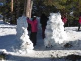 Raquetas de nieve e iglú Navacerrada Niños
