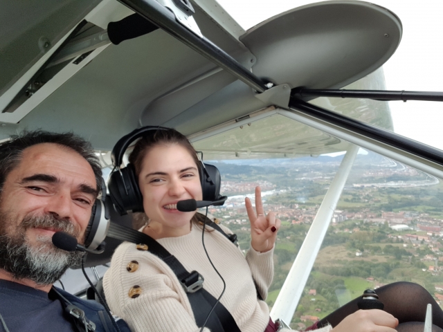 Bautismo de vuelo avioneta Aeródromo La Morgal 1h
