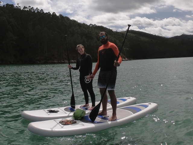 Clase de paddle board en Cabo Ortegal, 2 horas