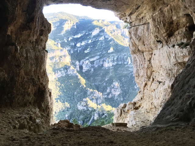 Entrada a la gruta del aire