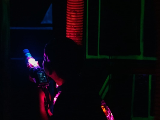 Jugador de la batalla laser