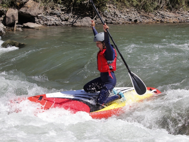 Descenso de paddle board river en el río Garona, 4h