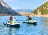 Ruta guiada en jet ski biplaza en Riaño 1h