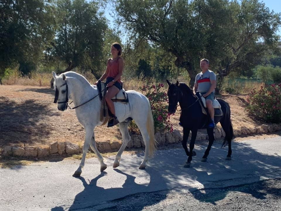 Paseando a caballo en Torremolinos