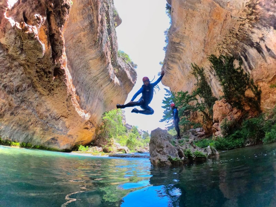 Rodeados de naturaleza en el cañón Rodeados de naturaleza en el cañón