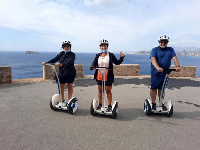 Probar un segway en Benidorm 