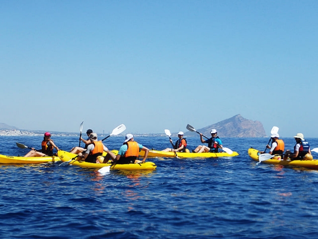 Kayaks en la Costa del Azahar