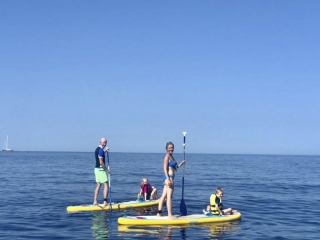 Clases de SUP en la playa de las Almadrabillas 2 h