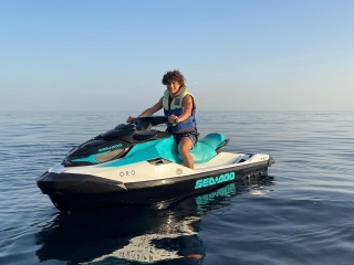 Ruta en jet ski biplaza por Almuñécar 1 hora