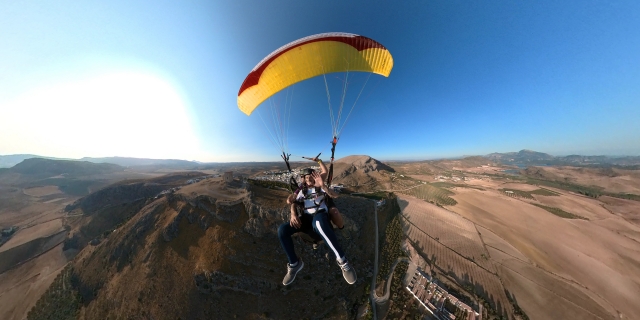 Vuelo en parapenle biplaza