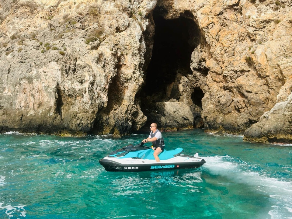 Ruta en jet ski