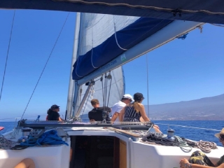 Renta velero exclusivo y comida Costa Adeje 6 h
