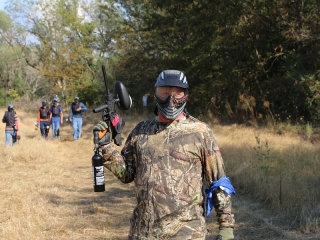Partida de gotcha 400 bolas en Manresa adultos