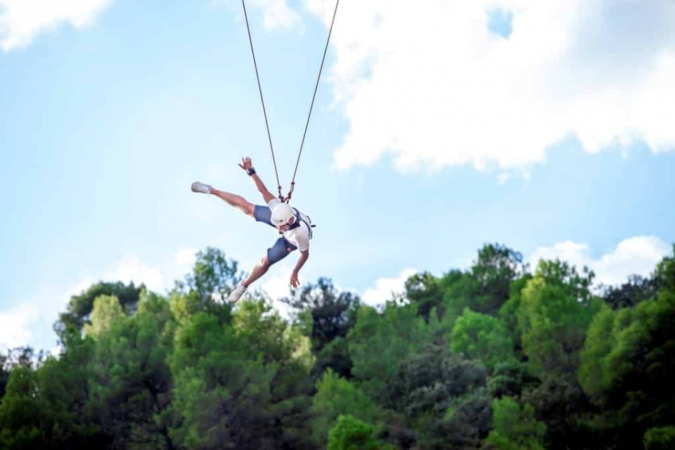 dos saltos de bungee en Zaragoza