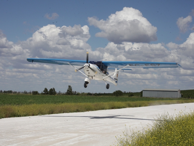 Vuelo en avioneta del Guadalquivir a Doñana, 1h