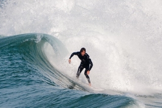 3 clases de surf en Playa de las Botigas,Sitges 1h