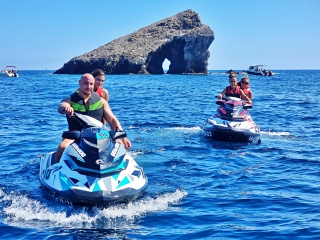 Ruta en jet ski a Isla Grosa de 1h 30min