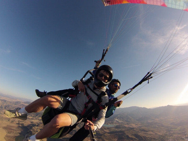 Vuelo parapenle acrobático -Puebla de los Infantes