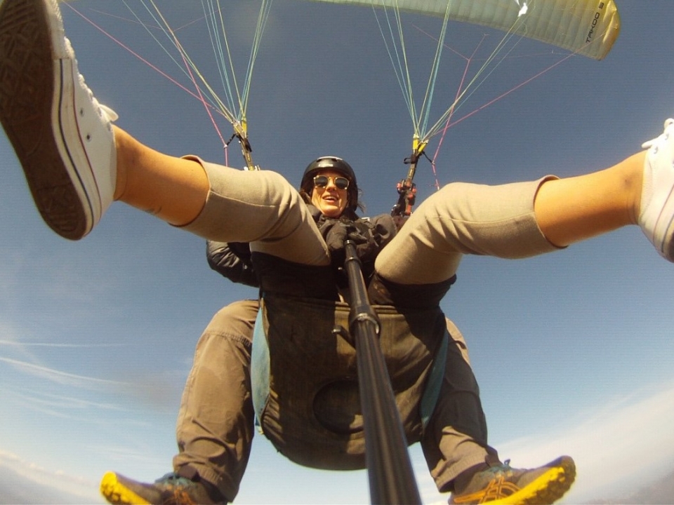 Vuelo en parapente biplaza